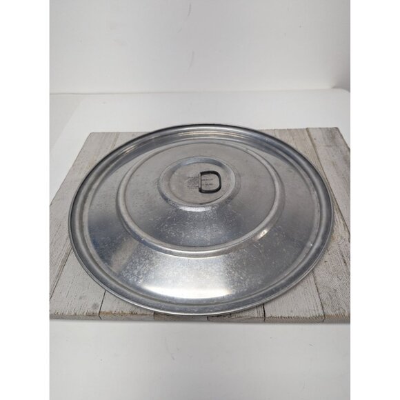 VTG Wear-Ever Aluminum Safety Ring Pot Cover Round Metal Lid 12-1/2" No. 3420 - Picture 1 of 6